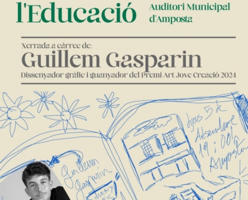 El dissenyador gràfic Guillem Gasparin serà el convidat a la Gala de l’Educació d’enguany
